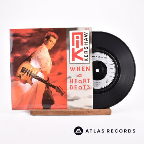 Nik Kershaw When A Heart Beats 7" Vinyl Record - Front Cover & Record