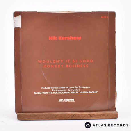 Nik Kershaw - Wouldn't It Be Good - 7" Vinyl Record - VG+/VG+