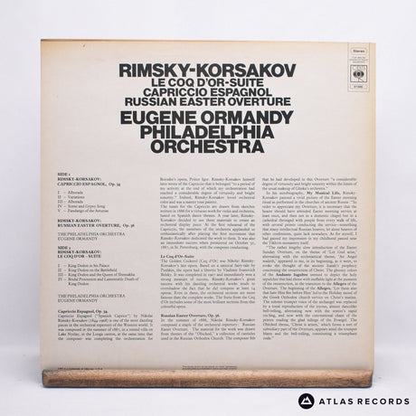 Nikolai Rimsky-Korsakov - Le Coq D'Or--Suite, Capriccio Espagnol, Rus - LP Vinyl