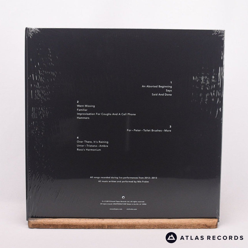 Nils Frahm - Spaces - Die-Cut Sleeve Inserts A B C D 2 x LP Vinyl Record - NM/NM