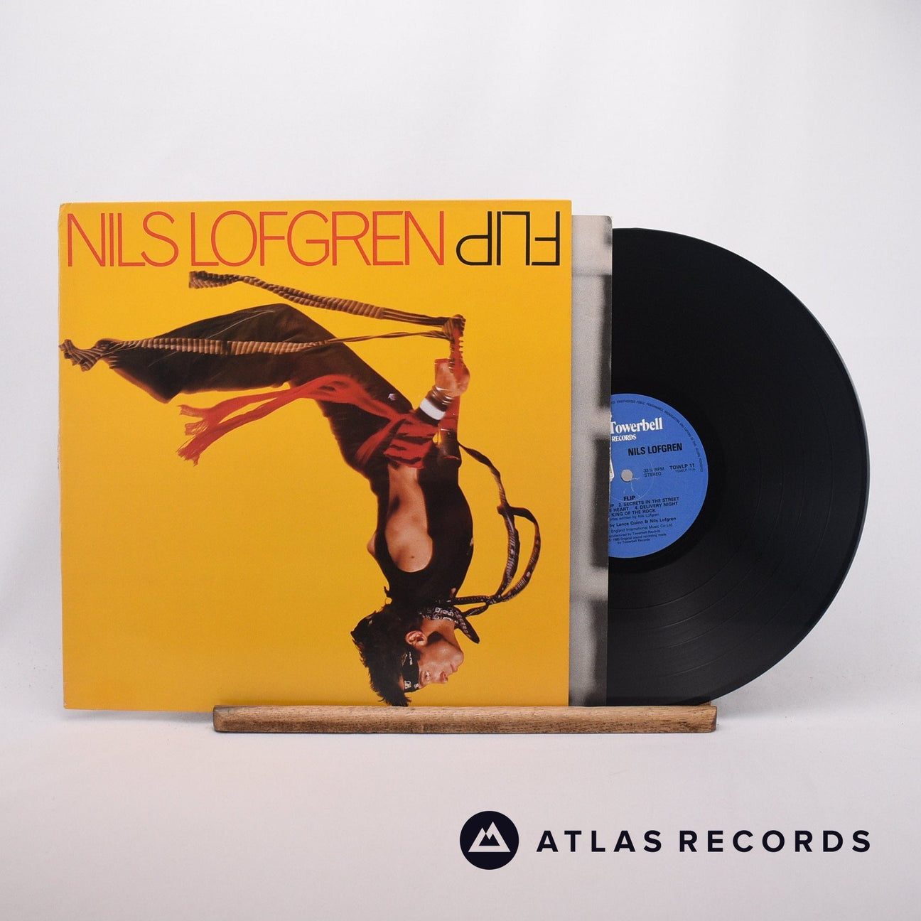 Nils Lofgren Flip LP Vinyl Record - Front Cover & Record