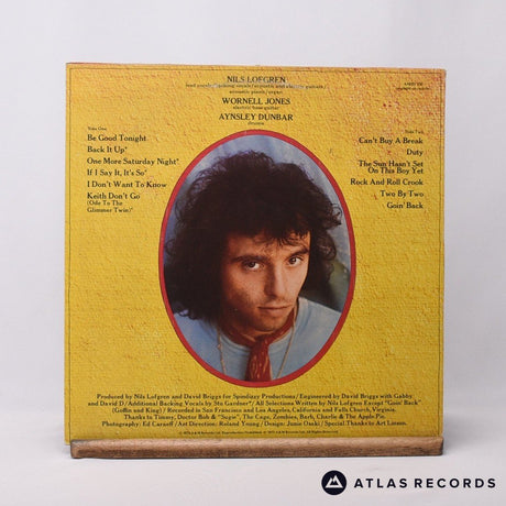 Nils Lofgren - Nils Lofgren - Reissue Stereo LP Vinyl Record - VG+/VG