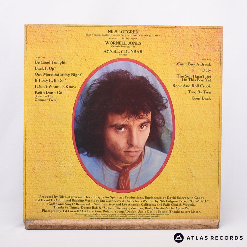 Nils Lofgren - Nils Lofgren - LP Vinyl Record - EX/VG+