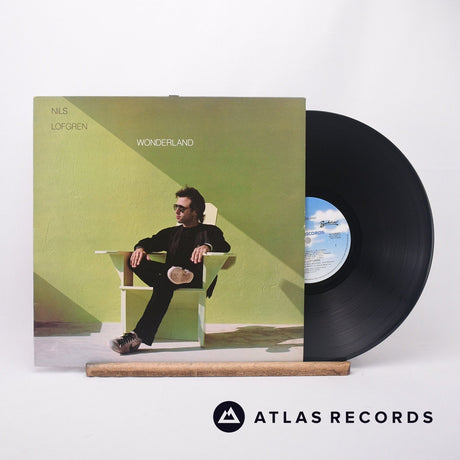 Nils Lofgren Wonderland LP Vinyl Record - Front Cover & Record