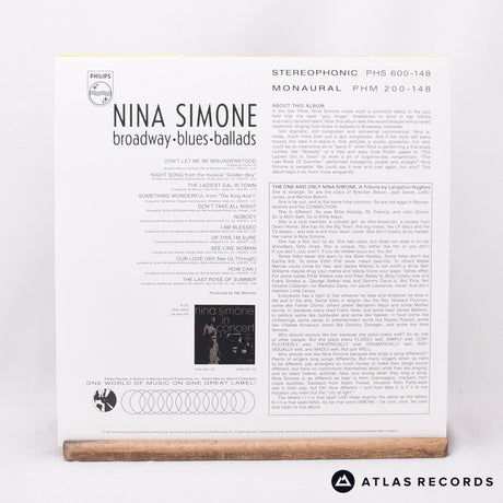Nina Simone - Broadway - Blues - Ballads - Reissue LP Vinyl Record - EX/NM