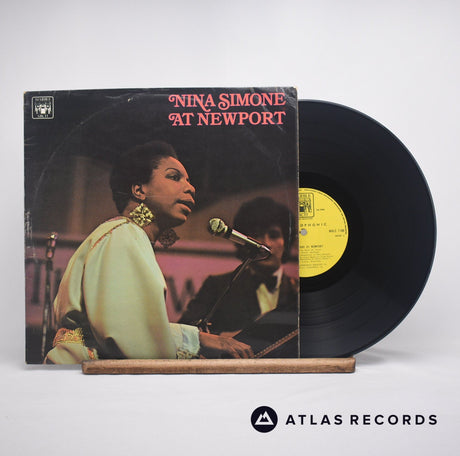 Nina Simone Nina At Newport LP Vinyl Record - Front Cover & Record