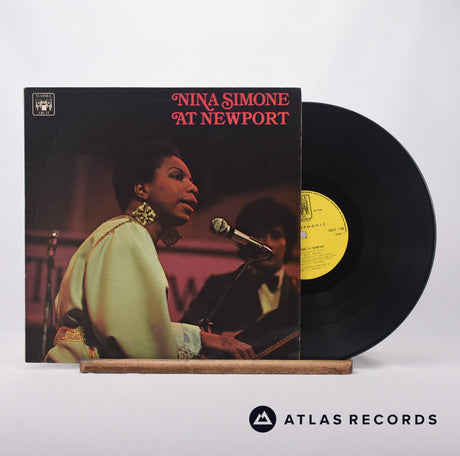 Nina Simone Nina At Newport LP Vinyl Record - Front Cover & Record