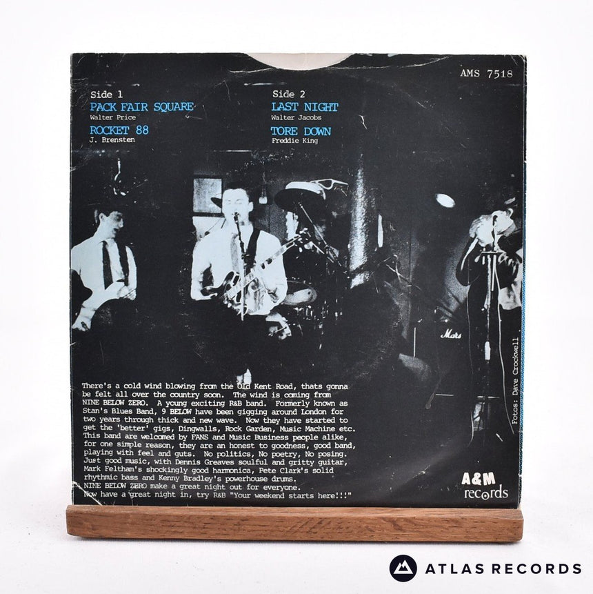 Nine Below Zero - 9 Below Zero E.P. - Reissue 7" EP Vinyl Record - VG/VG+