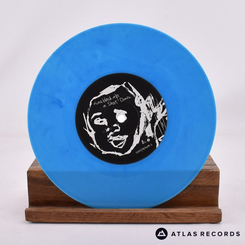 Nine Black Alps - Shot Down - Blue Insert Signed 7" Vinyl Record - NM/NM