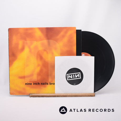 Nine Inch Nails Broken 12" + 7" Vinyl Record - Front Cover & Record