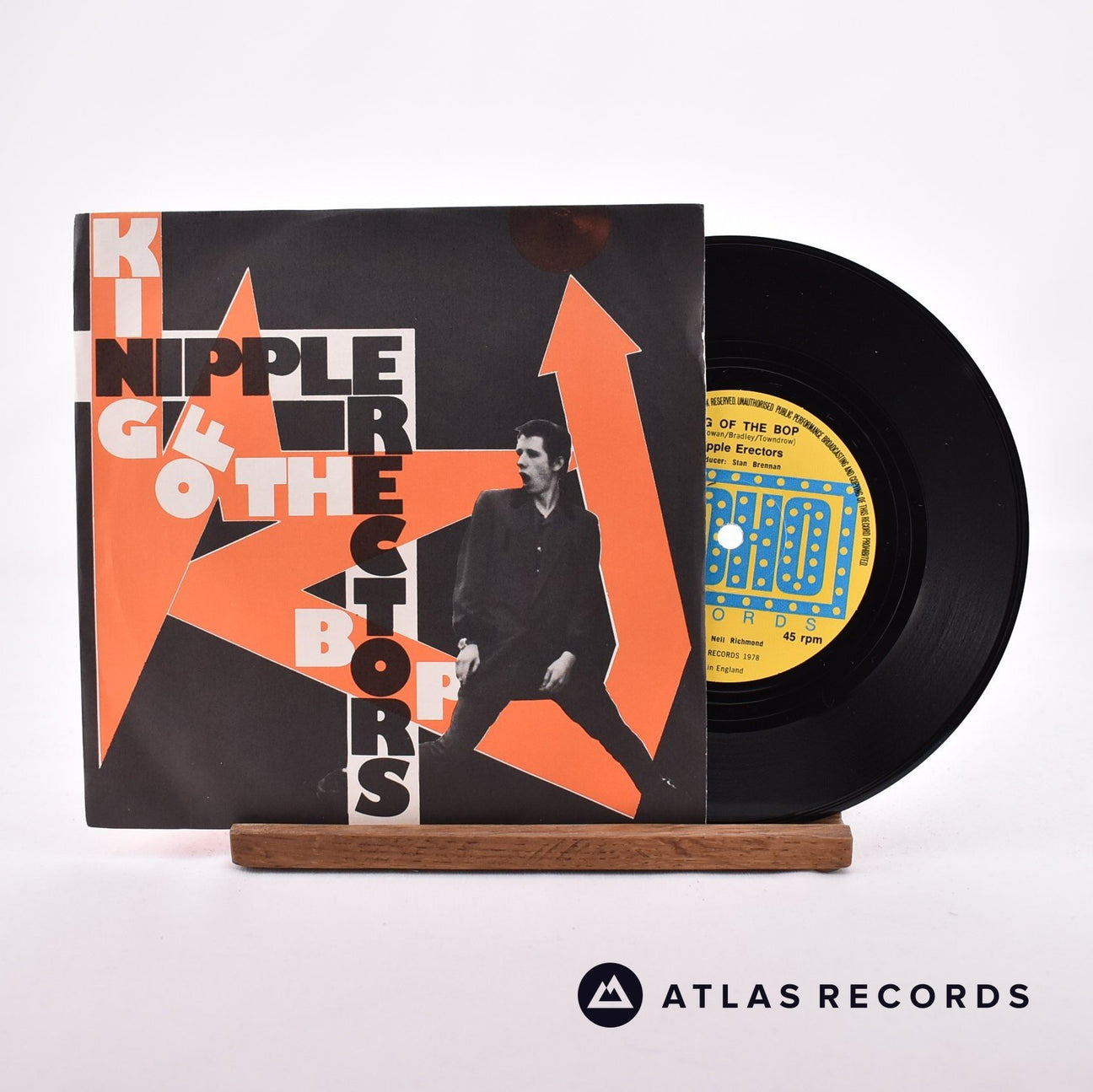 Nipple Erectors King Of The Bop 7" Vinyl Record - Front Cover & Record