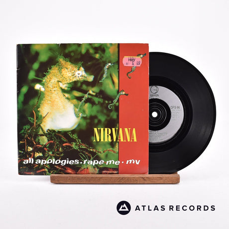 Nirvana All Apologies 7" Vinyl Record - Front Cover & Record