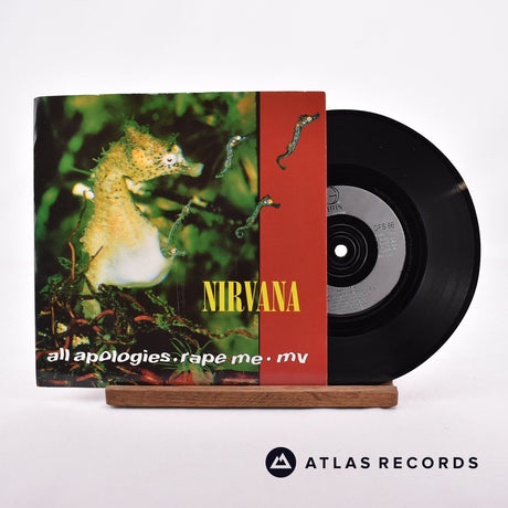 Nirvana All Apologies 7" Vinyl Record - Front Cover & Record