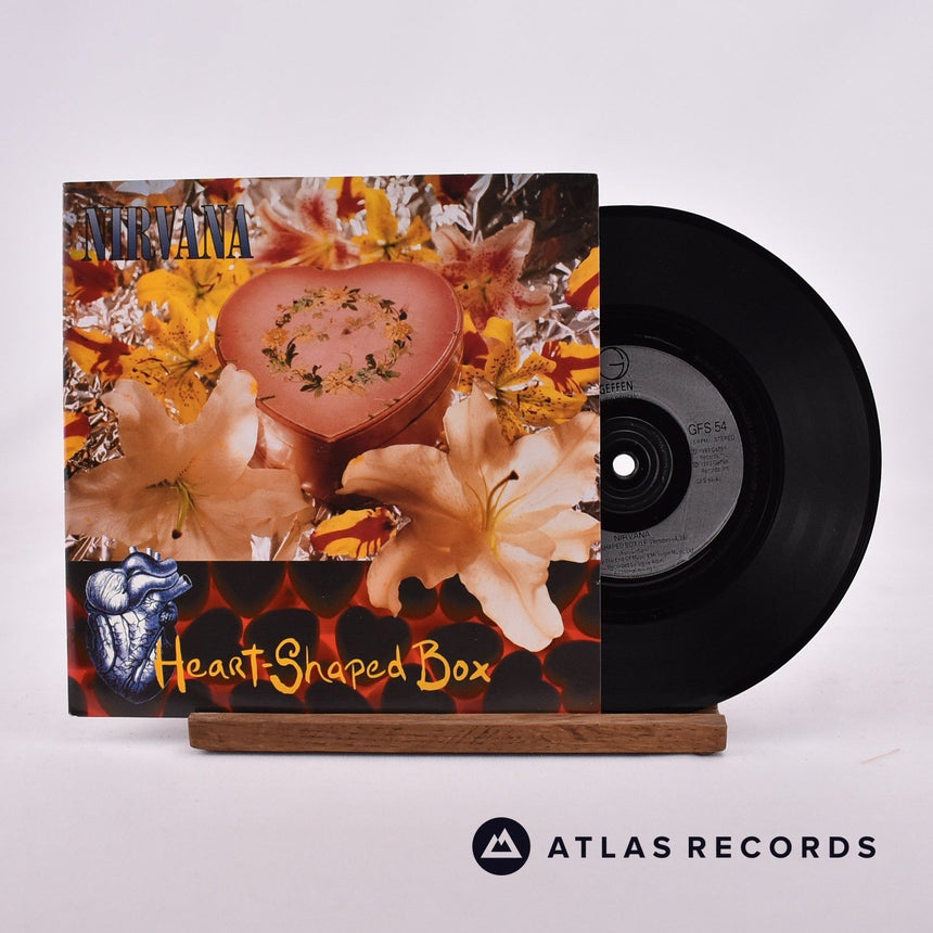 Nirvana Heart-Shaped Box 7" Vinyl Record - Front Cover & Record