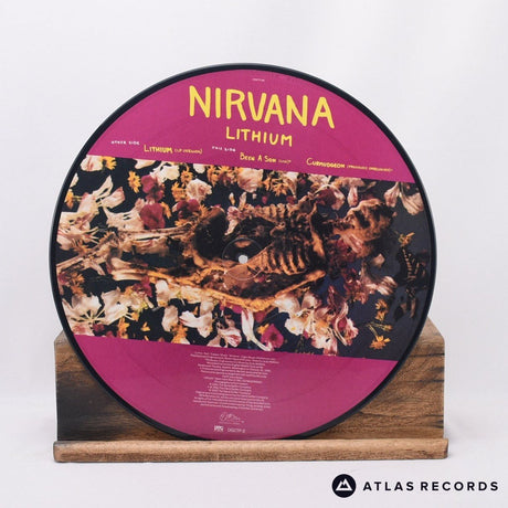 Nirvana - Lithium - Die-Cut Sleeve +A +B 12" Vinyl Record - EX/EX