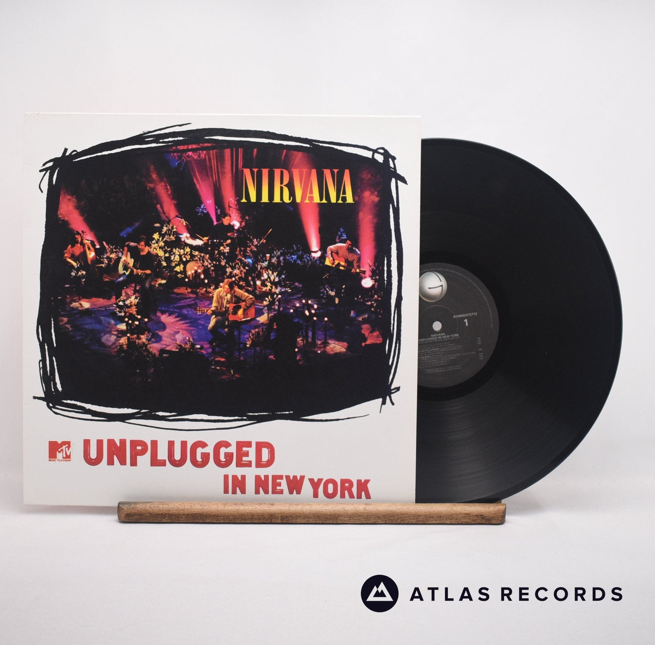 Nirvana MTV Unplugged In New York LP Vinyl Record - Front Cover & Record