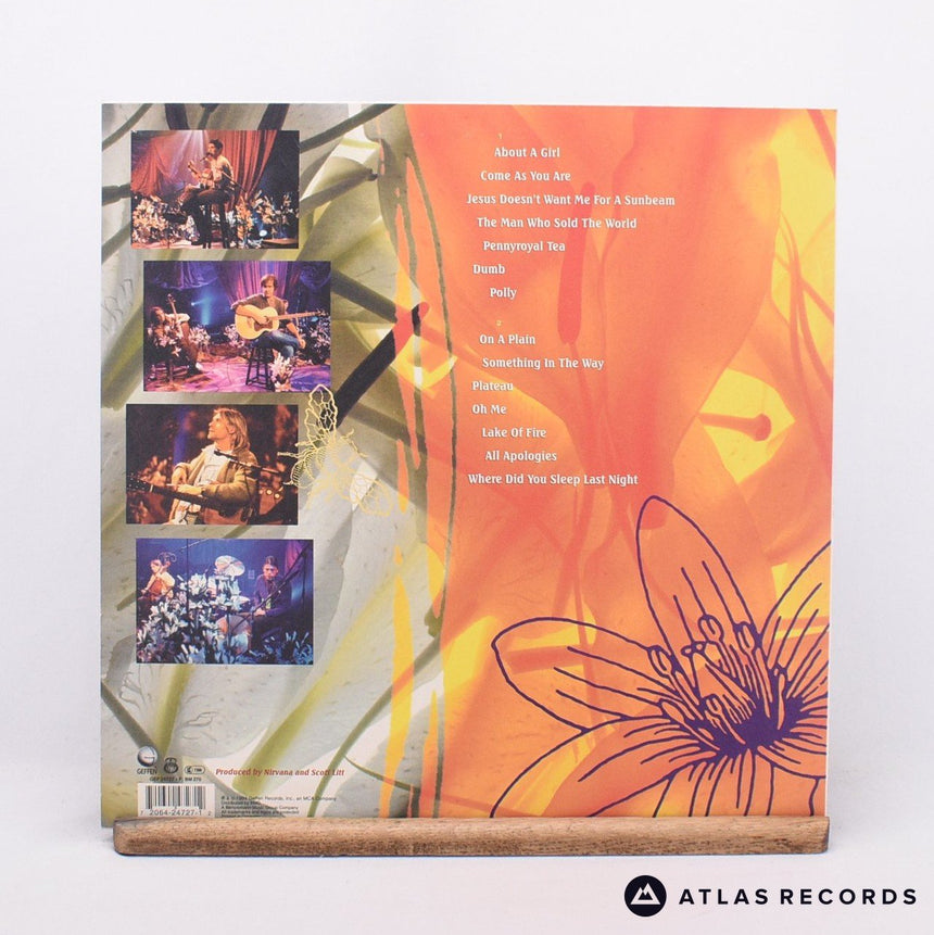 Nirvana - MTV Unplugged In New York - Textured Sleeve LP Vinyl Record - EX/EX