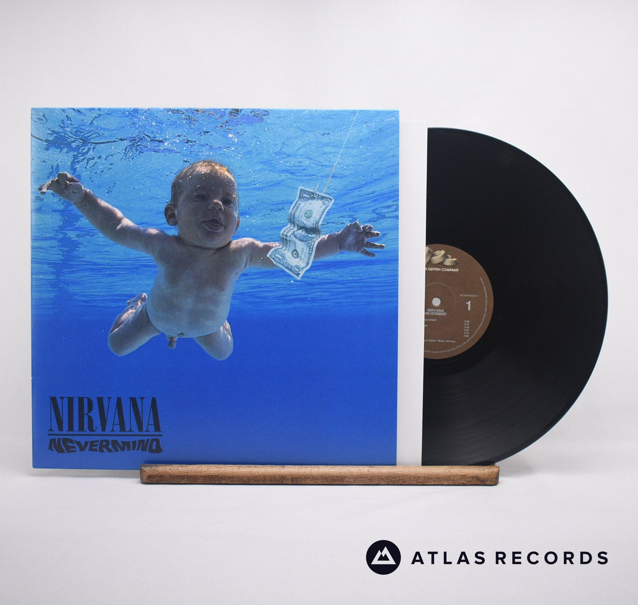 Nirvana Nevermind LP Vinyl Record - Front Cover & Record