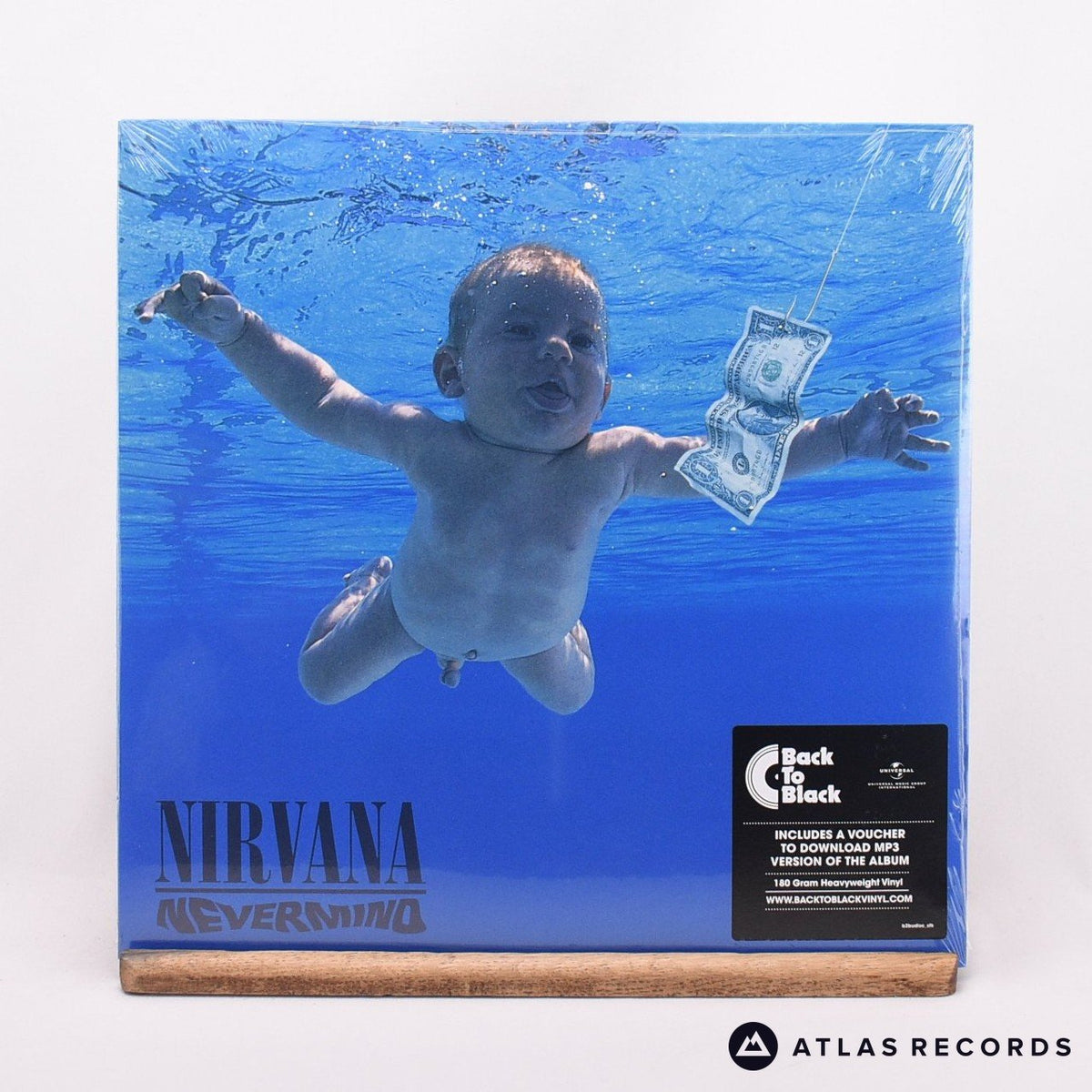 Nirvana Nevermind LP Vinyl Record - Front Cover & Record