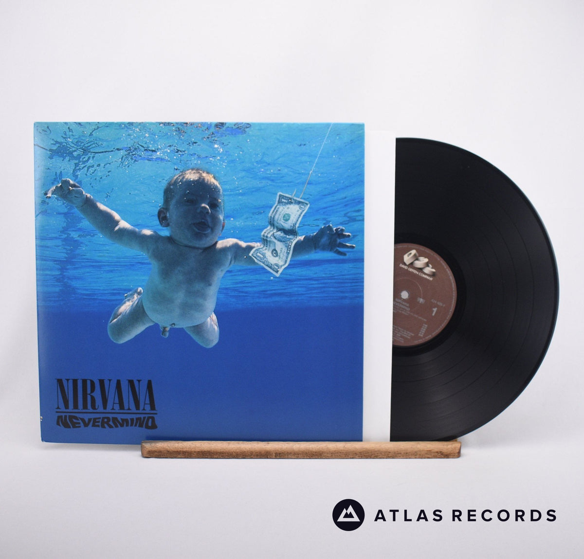 Nirvana Nevermind LP Vinyl Record - Front Cover & Record