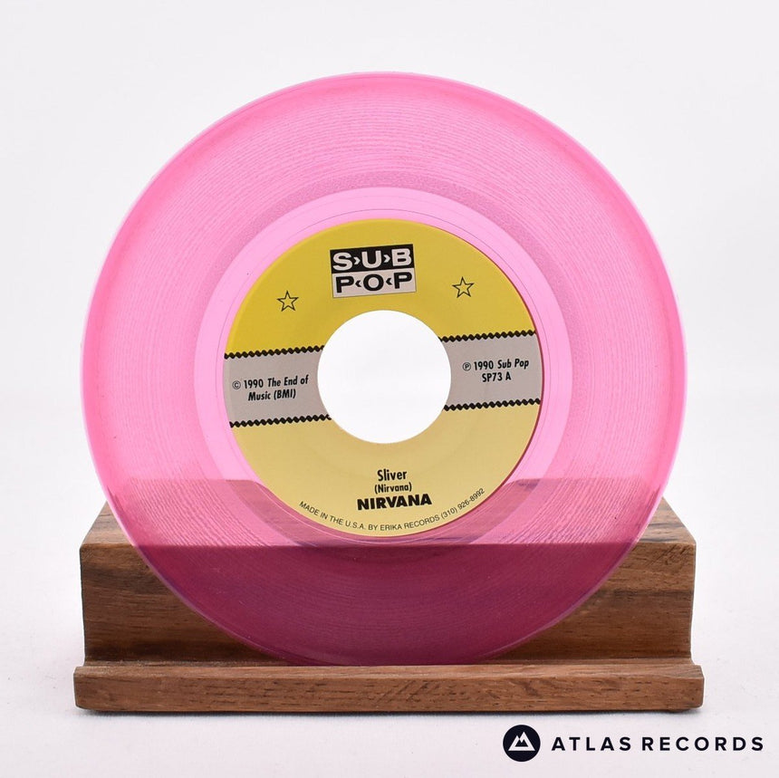Nirvana - Sliver - Pink Repress 7" Vinyl Record - NM/NM