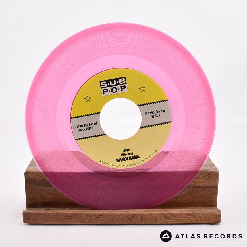 Nirvana - Sliver - Pink Repress 7" Vinyl Record - NM/NM