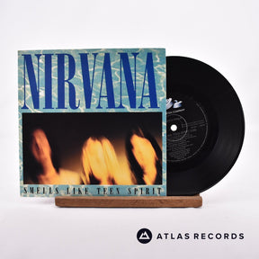 Nirvana Smells Like Teen Spirit 7" Vinyl Record - Front Cover & Record