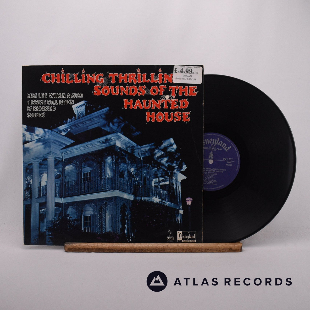 No Artist Chilling, Thrilling Sounds Of The Haunted House LP Vinyl Record - Front Cover & Record