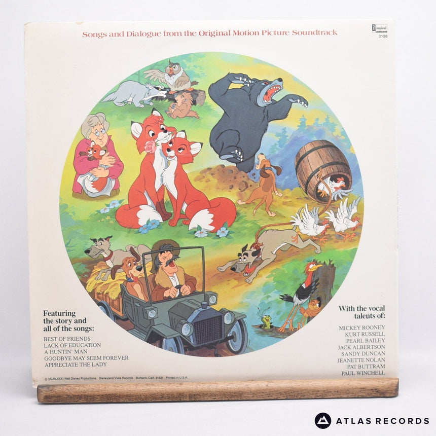 No Artist - The Fox And The Hound - Picture Disc LP Vinyl Record - VG+/VG+