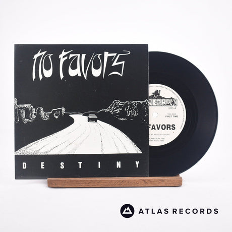 No Favors Destiny 7" Vinyl Record - Front Cover & Record