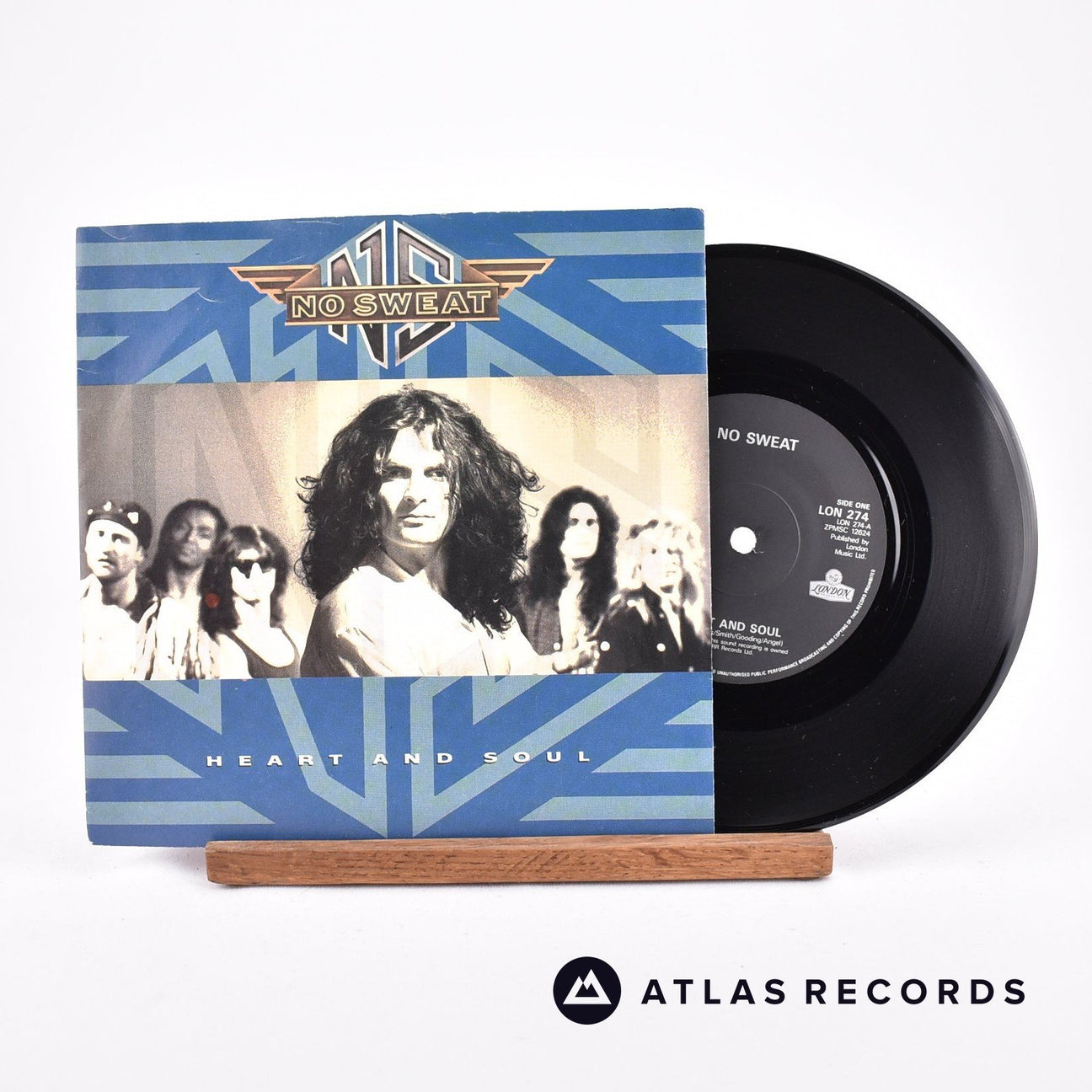 No Sweat Heart And Soul 7" Vinyl Record - Front Cover & Record