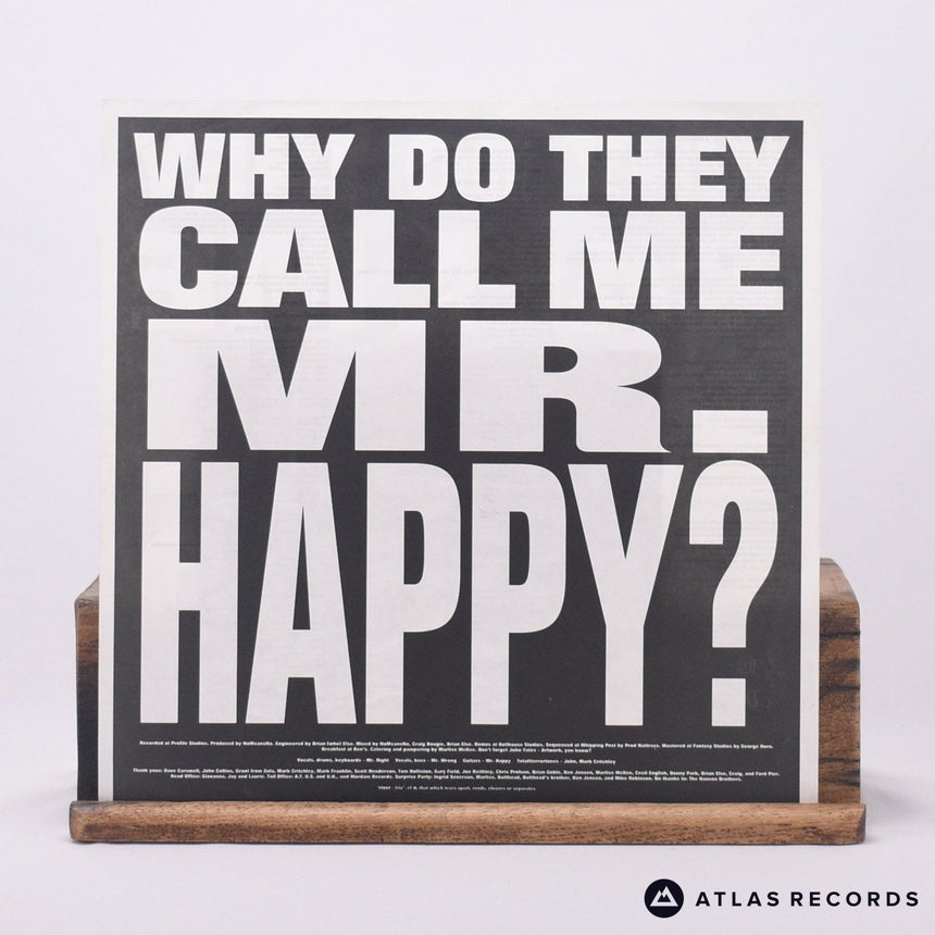 NoMeansNo - Why Do They Call Me Mr. Happy? - Insert LP Vinyl Record - EX/VG+