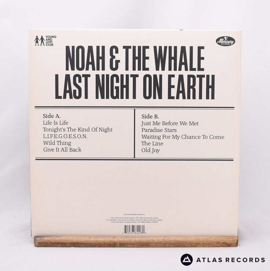 Noah And The Whale - Last Night On Earth - LP Vinyl Record - NM/NM