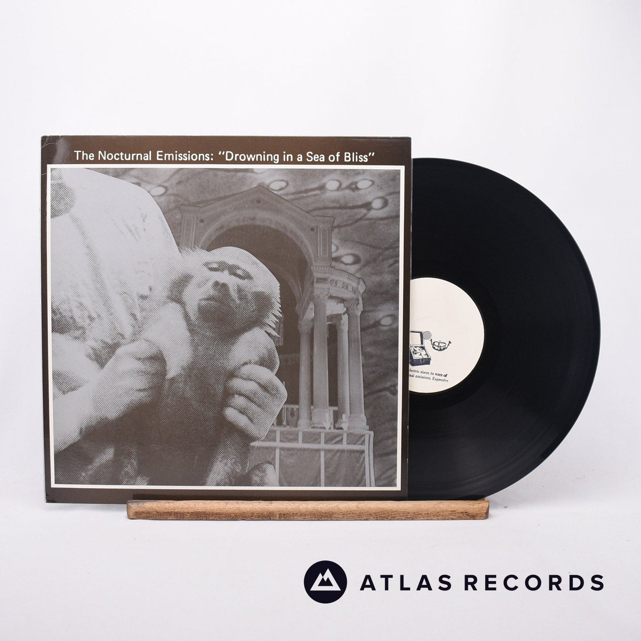 Nocturnal Emissions Drowning In A Sea Of Bliss LP Vinyl Record - Front Cover & Record