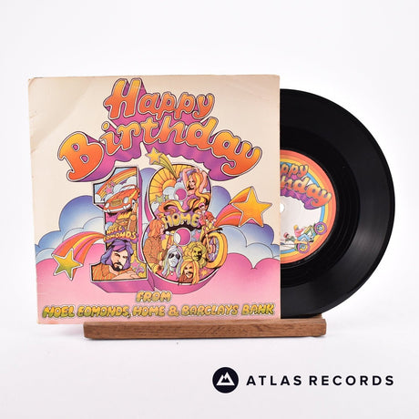 Noel Edmonds Happy Birthday 7" Vinyl Record - Front Cover & Record