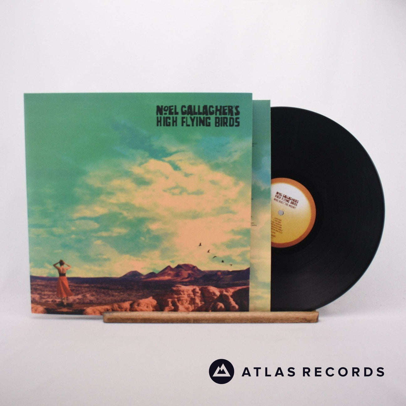 Noel Gallagher's High Flying Birds Who Built The Moon? LP Vinyl Record - Front Cover & Record