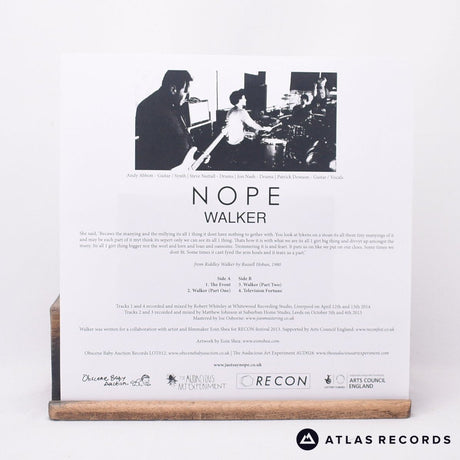 Nope - Walker - Blue Swirl Insert LP Vinyl Record - EX/NM