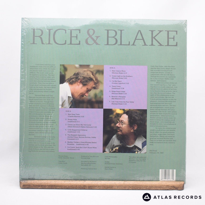 Norman Blake - Blake & Rice - Insert A2 B2 LP Vinyl Record - EX/NM