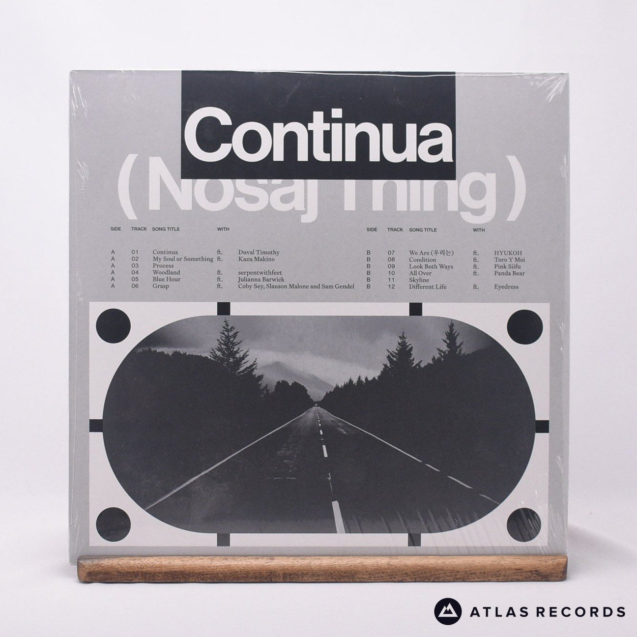 Nosaj Thing Continua LP Vinyl Record - Front Cover & Record