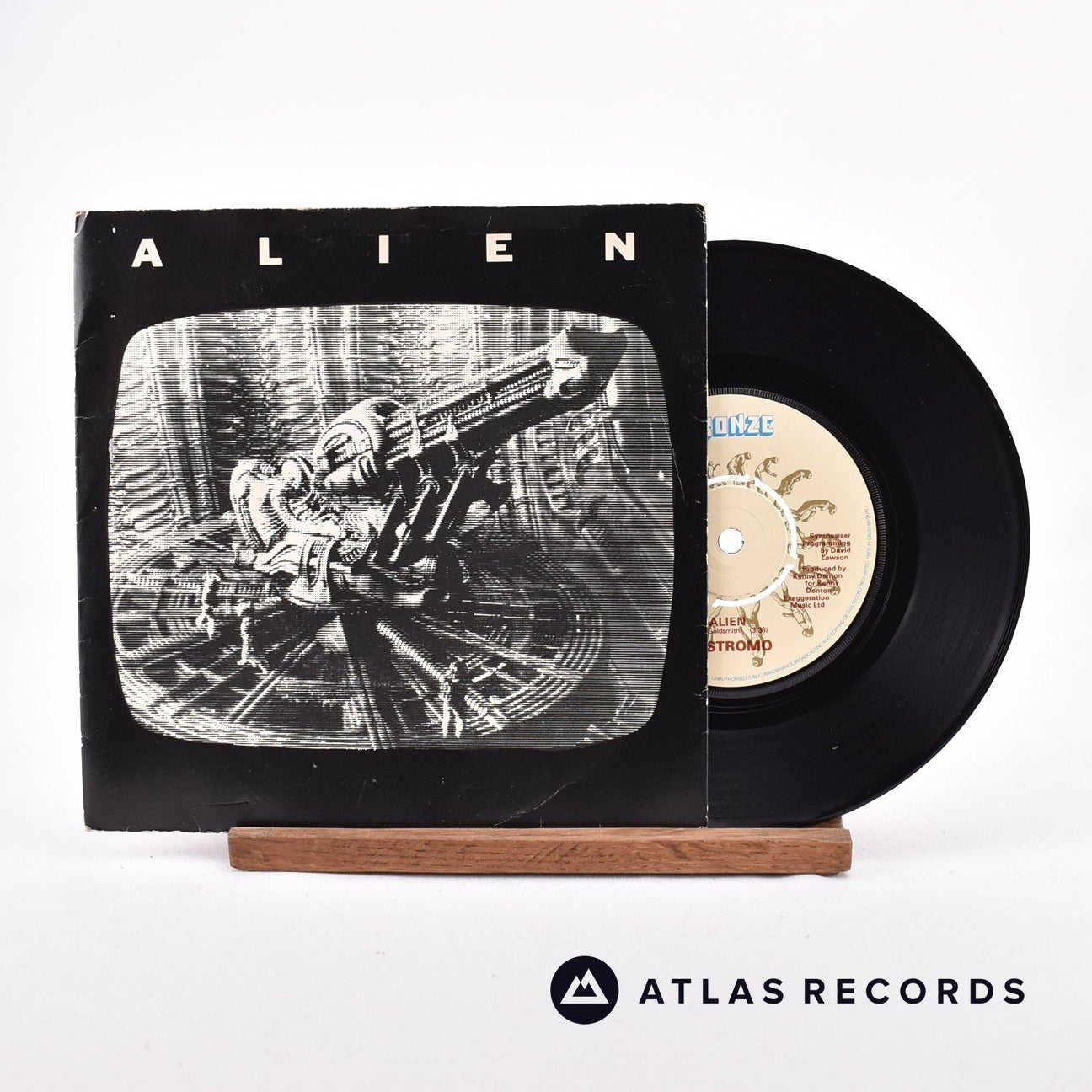 Nostromo Alien 7" Vinyl Record - Front Cover & Record