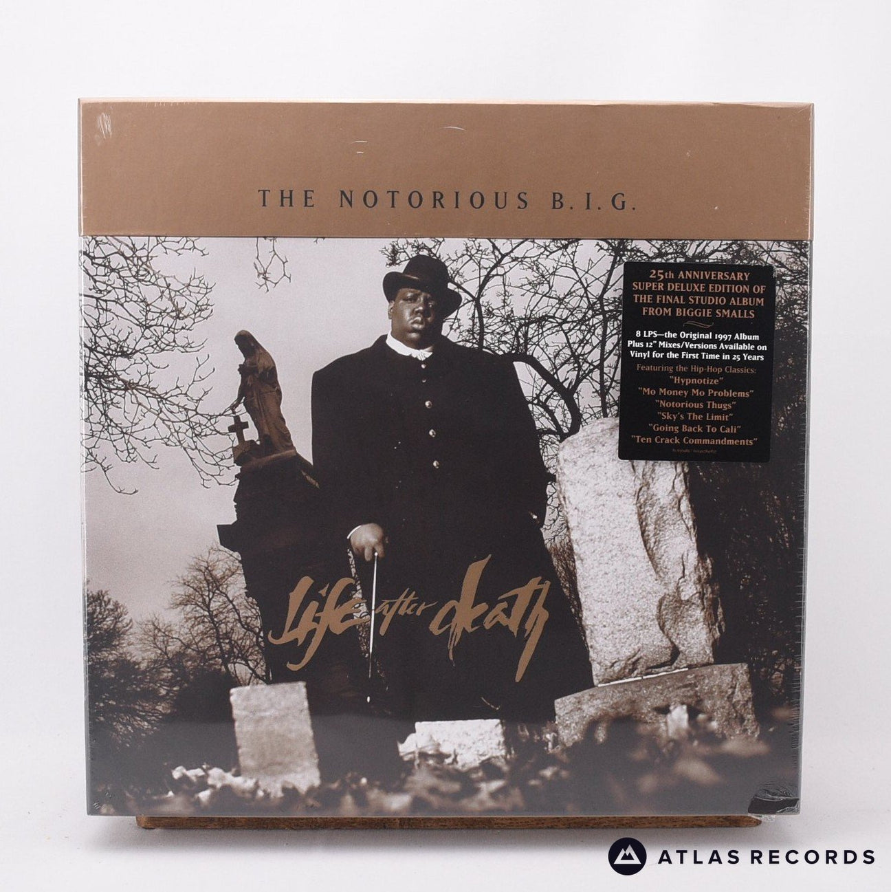 Notorious B.I.G. Life After Death 3 x LP + 5 x 12" Box Set Vinyl Record - Front Cover & Record