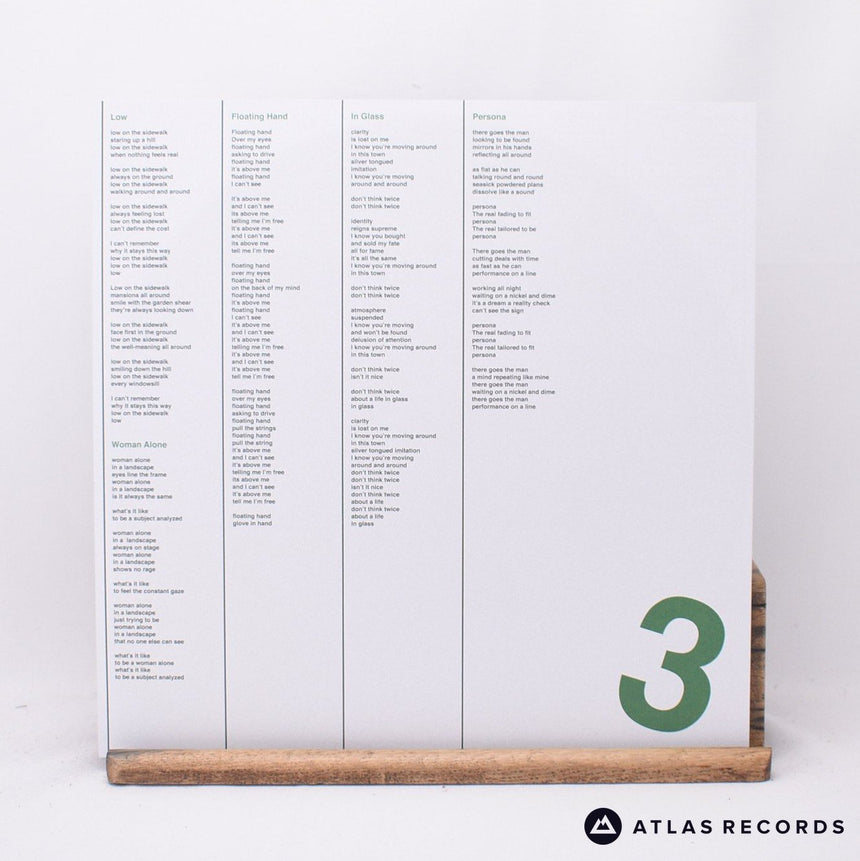 Nots - 3 - Lyric Sheet LP Vinyl Record - NM/NM