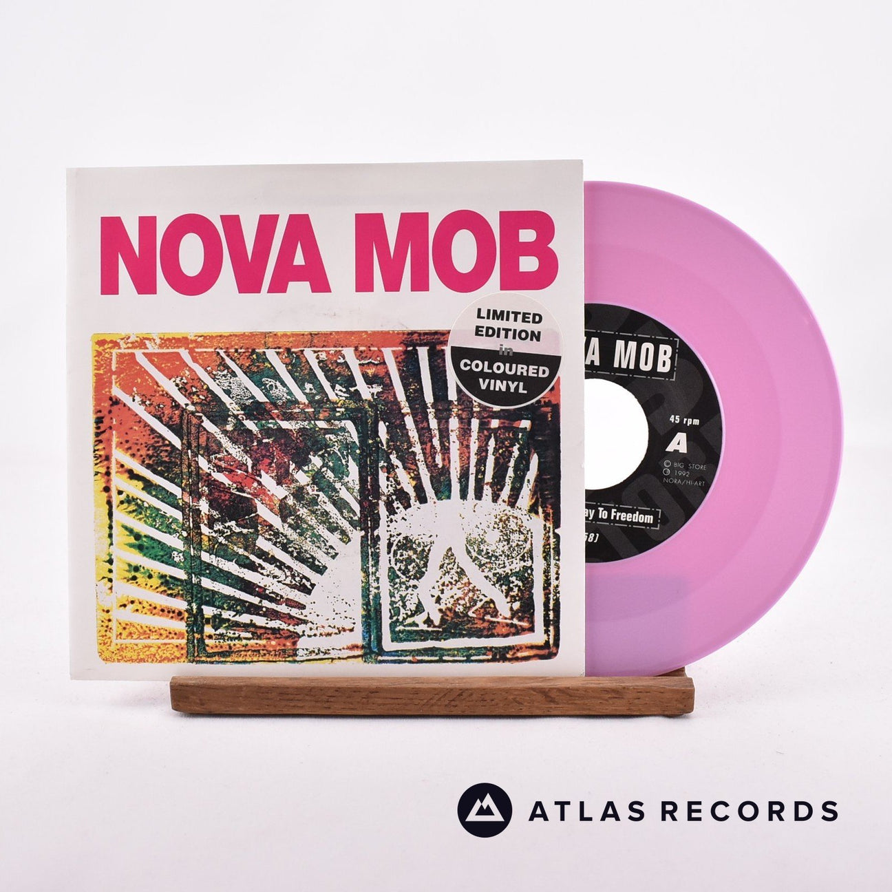 Nova Mob Shoot Your Way To Freedom 7" Vinyl Record - Front Cover & Record