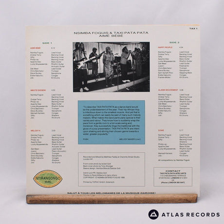 Nsimba Foguis & Taxi Pata Pata - Aimé Bébé - LP Vinyl Record - EX/VG+