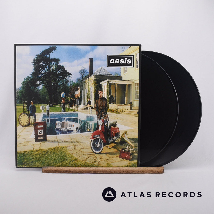 Oasis Be Here Now 2 x LP Vinyl Record - Front Cover & Record
