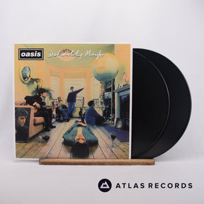 Oasis Definitely Maybe 2 x LP Vinyl Record - Front Cover & Record