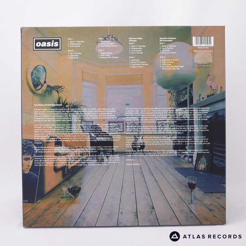 Oasis - Definitely Maybe - 30Th Anniversary 4 x LP Vinyl Record - EX/NM