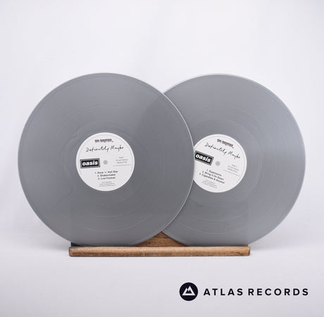Oasis - Definitely Maybe - Silver Limited Edition 2 x LP Vinyl Record - EX/NM