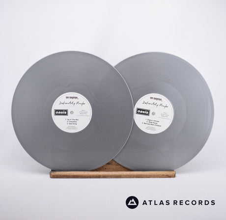 Oasis - Definitely Maybe - Silver Limited Edition 2 x LP Vinyl Record - EX/NM