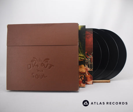 Oasis Dig Out Your Soul 4 x 12" + 2 x CD + DVD Vinyl Record - Front Cover & Record